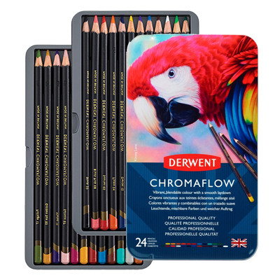Derwent Chromaflow kredki rysunkowe, 24 kolory