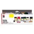 Textile farby do tkanin jasnych Marabu 6 x 15 ml