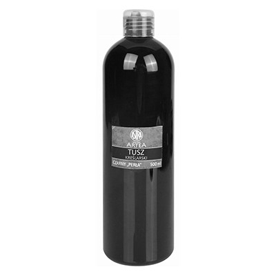 Tusz kreślarski Astra Artea, czarny 'PERŁA' 500 ml