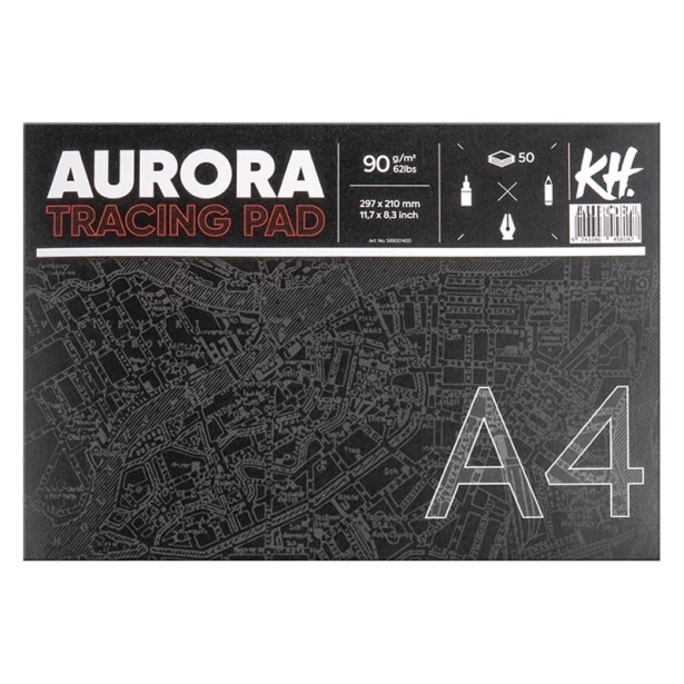 Kalka kreślarska Aurora A4 90 g/m², 50 ark.