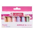 Farby akrylowe Art Creation Pastel, 6 x 12 ml