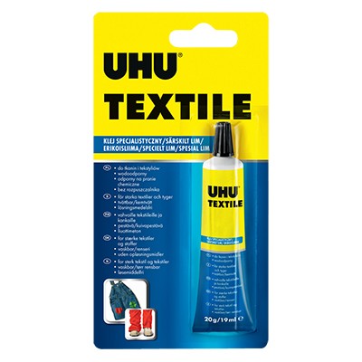 Klej do tkanin UHU Textile, 19 ml