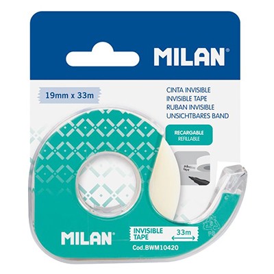 Taśma Invisible z podajnikiem Milan 19 mm x 33 m