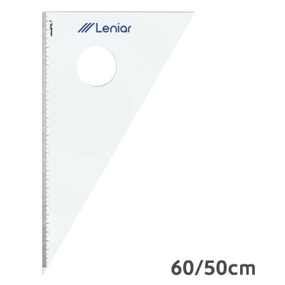 Ekierka, plastikowy trójkąt Leniar 60/50