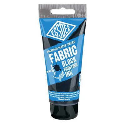 Fabric Printing Ink Black, tusz do linorytu na tkaninach Essdee 100 ml