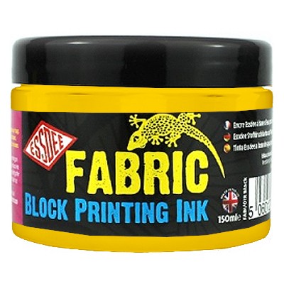 Fabric Printing Ink Yellow, tusz do linorytu na tkaninach Essdee 150 ml