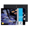 Czarny blok akwarelowy pocztówkowy Van Gogh, 360g, 10 ark. A6