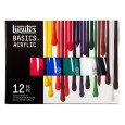 Farby akrylowe Liquitex, zestaw 12 x 118 ml