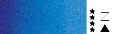 477 Phthalo Sapphire Blue, akwarela półkostka Horadam Schmincke