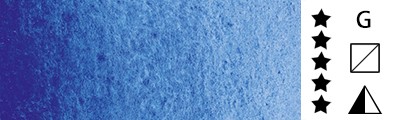 488 Cobalt Blue Deep, akwarela półkostka Horadam Schmincke