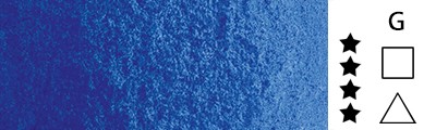 493 French Ultramarine, akwarela półkostka Horadam Schmincke