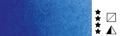 494 Ultramarine Finest, akwarela półkostka Horadam Schmincke