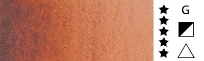 651 Maroon Brown, akwarela półkostka Horadam Schmincke