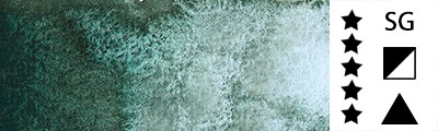 943 Forest Blue, akwarela półkostka Horadam Schmincke