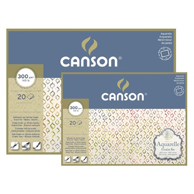 Blok Aquarelle Canson CP 60 % bawełny, 20 ark. 31 x 41cm
