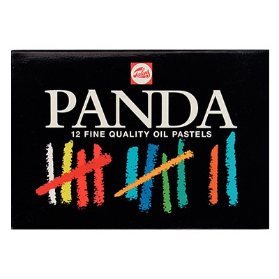 Pastele olejne PANDA, Talens, zestaw 12 kol.