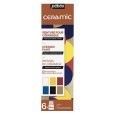 Farby do ceramiki Ceramic, Pebeo, 6x20ml