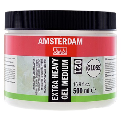 021 Gloss extra heavy gel, ekstra ciężki żel błyszczący Amsterdam 500 ml