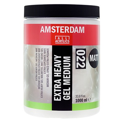 022 Matt extra heavy gel, ekstra ciężki żel matowy Amsterdam 1000 ml