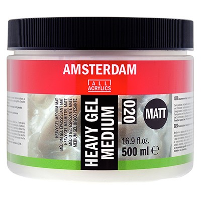 020 Matt heavy gel, ciężki żel matowy Amsterdam, 500 ml