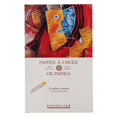 Pastele olejne Sennelier, zestaw 72 kolory