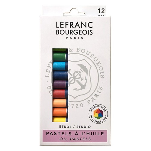 Pastele olejne Louvre, zestaw 12 kolorów