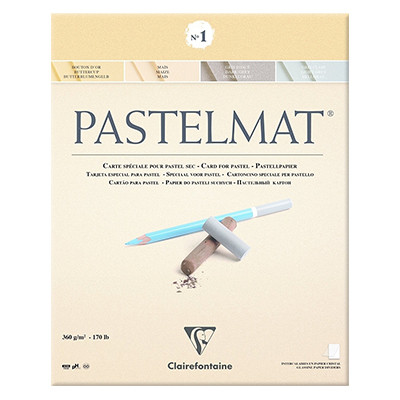 Pastelmat light tones, blok do pasteli Clairefontaine, 30/40 cm