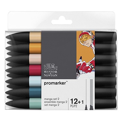 Expansion Manga 2, zestaw pisaków Promarker W&amp;N, 13 sztuk
