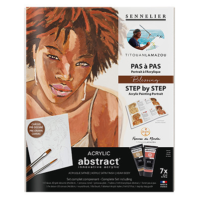 Blessing – farby akrylowe Abstract 7 x 21 ml + akcesoria