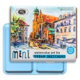 Mini Urban Sketchers Set BLUE, akwarele Aquarius 8 kol.