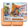Mini Urban Sketchers Set APRICOT, akwarele Aquarius 8 kol.