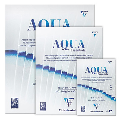 Blok akwarelowy Aqua Essentials Clairefontaine 24 x 30 cm
