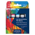 Zestaw farb olejnych The Basics L&amp;B 5 x 20 ml