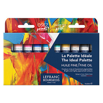 Zestaw farb olejnych The Basics L&amp;B 10 x 20 ml
