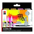 Tusze alkoholowe Neon Alkohol Ink Marabu, 3 x 20 ml