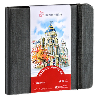 Watercolour Book Hahnemuhle 19 x 19 cm, 30 ark. 200 g/m²