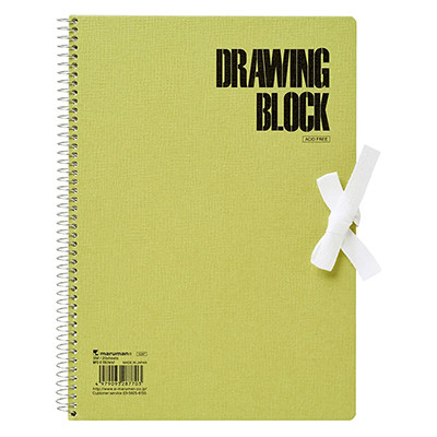 Szkicownik na spirali Drawing Block Maruman, 20 ark., 22 x 15 cm