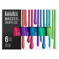 Metallic Colors farby akrylowe Liquitex, 6 x 118 ml