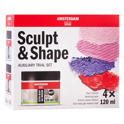 Sculpt &amp; Shape zestaw past modelarskich Amsterdam, 4 x 120 ml