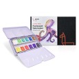 Versatile Set perłowe akwarele Etchr, 12 półkostek