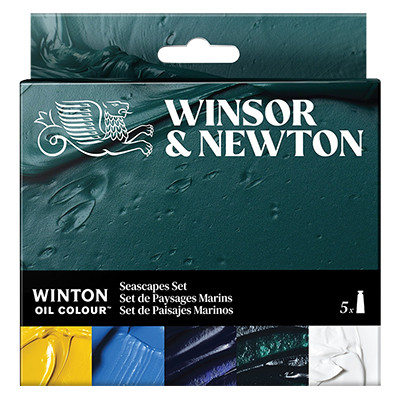 Seascape Set, farby olejne Winton W&amp;N 5 x 37 ml