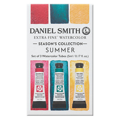 Summer Season's Collection, akwarele Daniel Smith tubki 3 x 5 ml