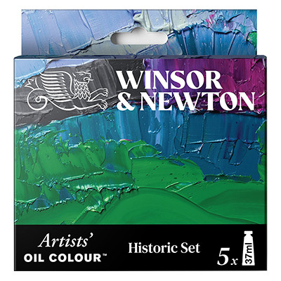Historic Set, zestaw farb olejnych Artists' W&amp;N, 5 x 37 ml