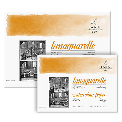 Blok do akwareli Lanaquarelle HP, 300g/m², 20 ark. 23 x 31 cm