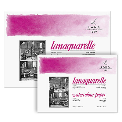 Blok do akwareli Lanaquarelle R, 300g/m², 20 ark. 46 x 61 cm