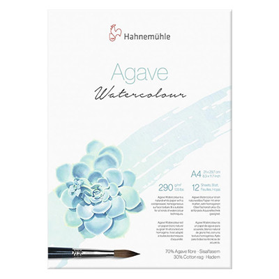 Blok do akwareli Agave Hahnemuhle A4