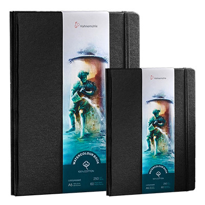 Watercolur Book Hahnemuhle, twarda oprawa, pion A6