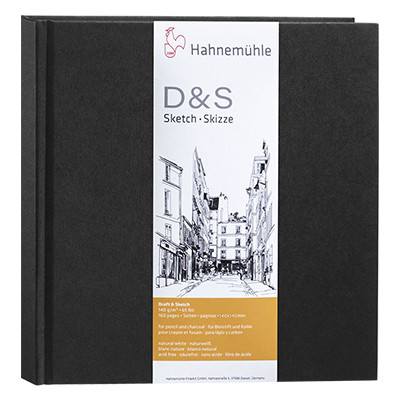 Szkicownik D&amp;S Sketch Hahnemuhle 14 x14 cm, 140 g/m²