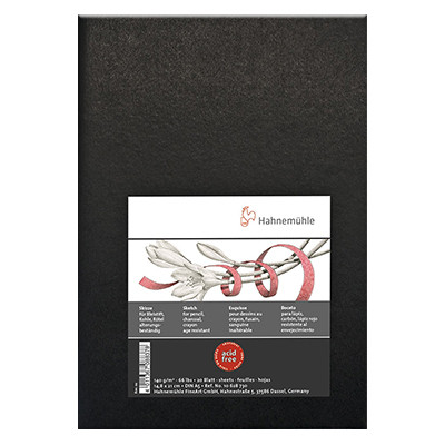 Szkicownik Sketch Booklet Black Hahnemuhle A4, 140 g/m²