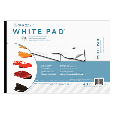 White Pad, paleta malarska papierowa 40 ark.
